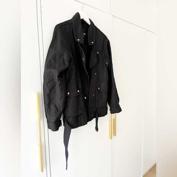 Wilfred Free Raydar Linen/Cotton Moto Jacket - Picture 5 of 11